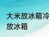 大米放冰箱冷藏可以吗 大米适不适合放冰箱